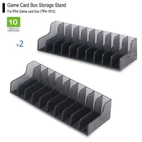 2pcs For PS5 PS4/Slim/Pro10 Game Discs Storage Stand Games Holder Bracket for Sony Playstation 4 Play Station PS 4 Accessories - Image 3