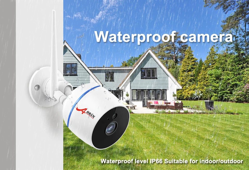 1080P IP камера HD Wifi наружная камера видеонаблюдения беспроводная двухсторонняя аудио камера ночного видения Металлическая Цилиндрическая камера безопасности
