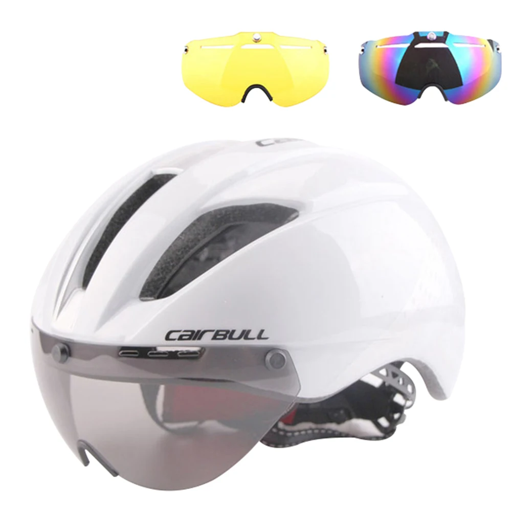 3 линзы, ультра-светильник, 235 г, очки, велосипедный шлем, гоночный дорожный горный велосипедный шлем, в форме, велосипедный шлем с солнцезащитным козырьком, шлем