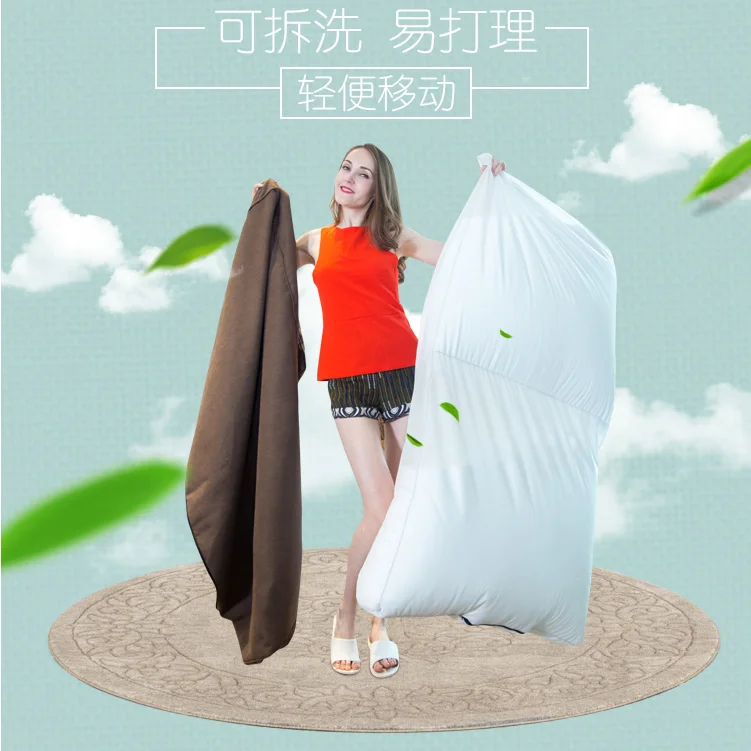 Lazy Bean Bag чехол для стула без наполнителя пуховый диван детский Кемпинг вечерние пуф кровать игровой пуф Кама спальня татами пол сиденье