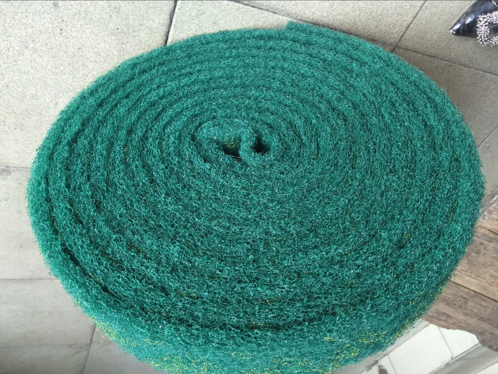 Scouring Pad 8698 Green Scouring Pad 7.5 M* 80mm Wide Industrial Cleaning Scouring Cloth Scouring Pads la si bu