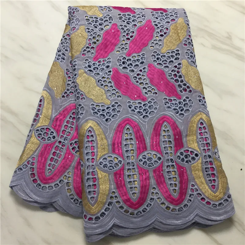 

Nigeria Swiss Voile Cotton Lace Fabric 2021 Swiss Swiss VOIL Lace African Dry Lace Fabric Women's Dress PL116361