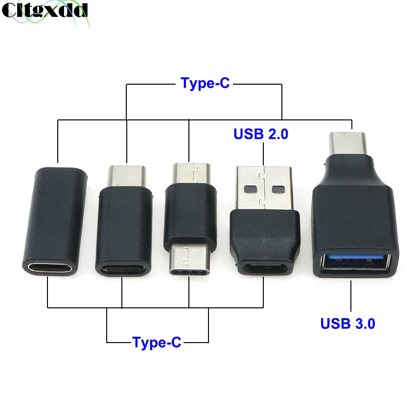 Cltgxdd 1 шт. USB Type C папа к женскому 2 0 3 конвертер разъем адаптер для зарядки передачи
