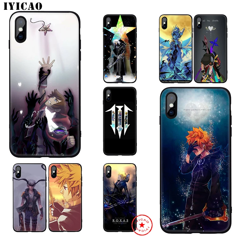 IYICAO Kingdom Hearts Game Soft Case for iphone 11 Pro Xr Xs Max 6 6s 7 8 Plus 5 5s Se Silicone TPU |