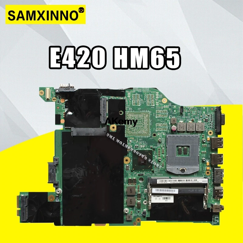 E420 материнская плата для lenovo E420 Материнская плата ноутбука DDR3 HM65 PGA-988B телефонной платы