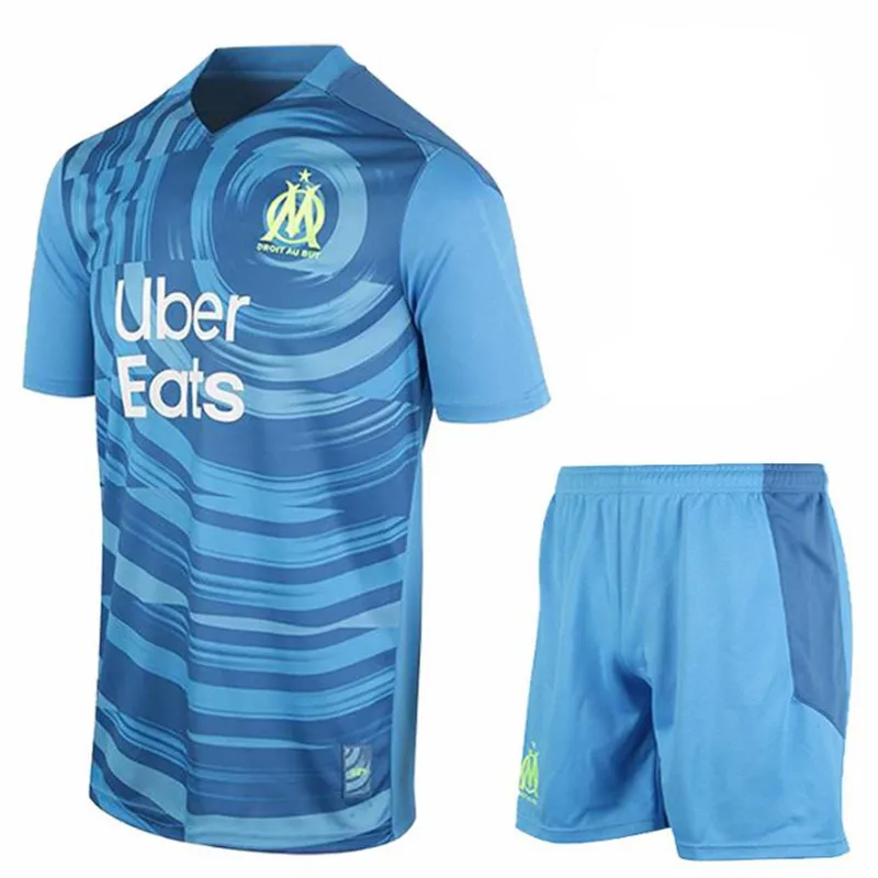 Nuevo 2020, 2021 Marsella camiseta adulto kit + kit de BENEDETTO PAYET L GUSTAVO THAUVIN 2020- 21 Marsella camisa de niño