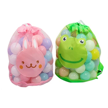 

1pcs Simple Cartoon Children's Toys Swimsuit Snacks Toiletries Beach Storage Bag Mesh Bag Backpack Kids Toy Storage Bags