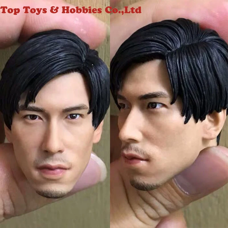 

1/6 Scale Male Head Sculpt Youth and Danger Roy Cheung Head Sculpt Model for 12" Action Figure Collection Toys