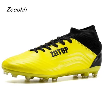 

Superfly Men Soccer Shoes Chuteira High Top Football Boots Indoor Training Soccer Cleats Boots Boys Futsal Soccer Sneakers Men