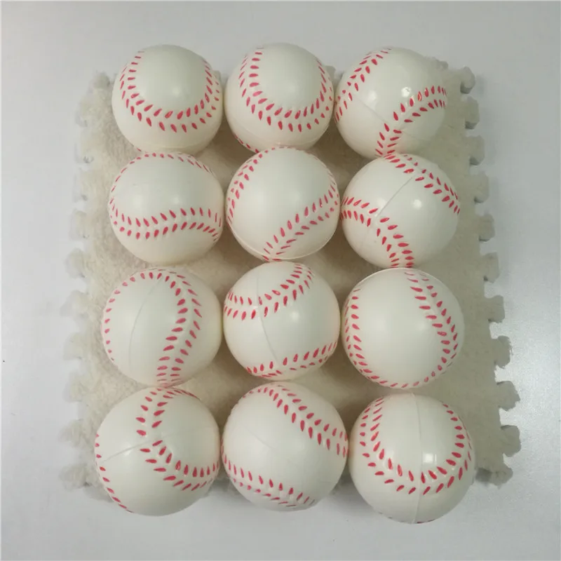 12pcs 6.3cm Anti Stress Ball Relief soccer Football Basketball Baseball Tennis Soft Foam Rubber squeeze Ball Toys for Children 7