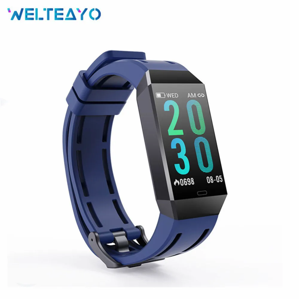 

Smart Band Waterproof Fitness Tracker Smart Bracelet Blood Pressure Measurement Heart Rate Monitor Band Clock Man Woman Watch