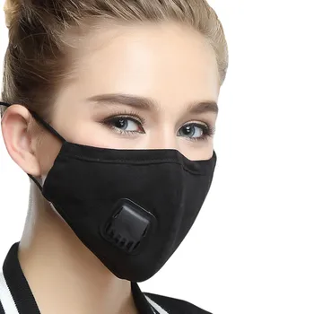

Anti-Dust PM2.5 Protection Mouth Mask Washable Black Cotton Mask Reusable Respirator Face Mask Fashion Facemask Masque Lavable