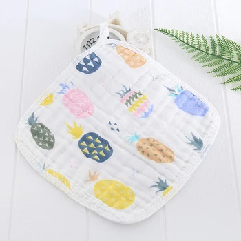

30cm newborn Cotton Towel Baby care 6 Layer Gauze Towel Wash Bath Comfort Towel Children Handkerchief Supplies