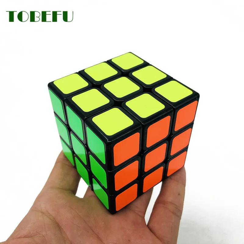 TOBEFU Профессиональный Кубик Рубика 3х3х3, Скорость конкурс Cubo антистресс рельеф, головоломка, волшебный куб, развивающие игрушки для детей в подарок