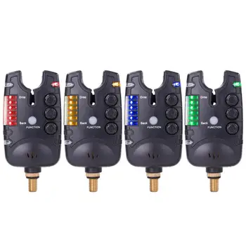 

6 LED Fishing Bite Alarm Indicator Adjustable Tone Volume Sensitivity Sound Alert Carp Fishing Tackle Accessories 120x55x40mm