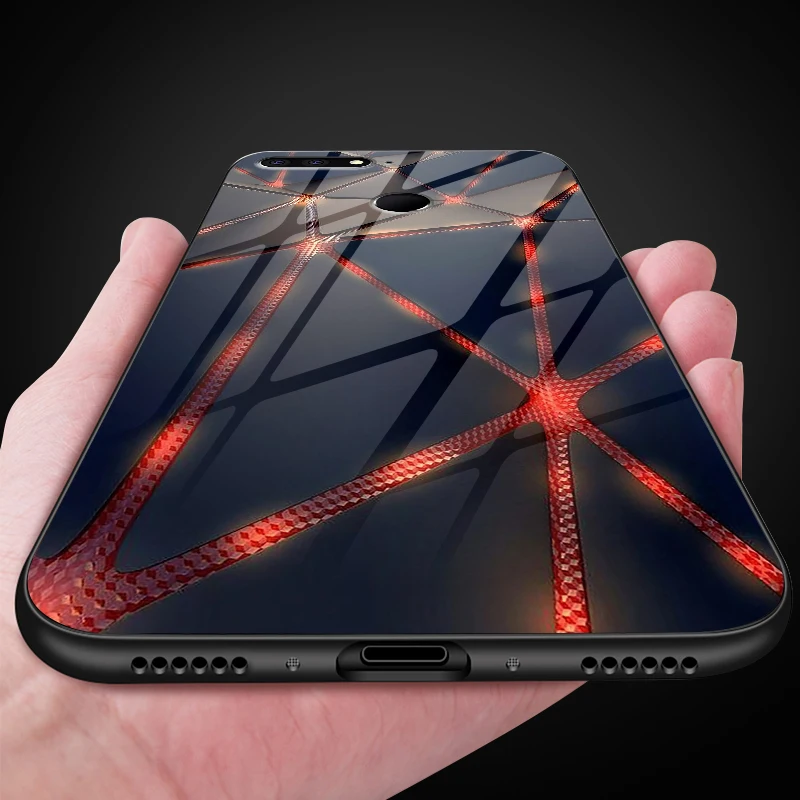 Роскошный чехол для Huawei Honor 6X 7A 7C 7X 8A 8X9 облегченное закаленное стекло Чехлы Y6 Y9 Y7 премьер-профессионал Magic2 Мягкая силиконовая задняя крышка-Чехол