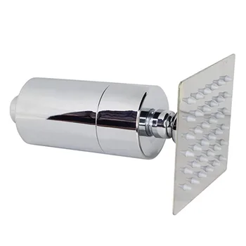 

1PC Pressurized Nozzle Shower Head Bathroom Accessories High Pressure Water Saving Chrome 7 Storey filtered Shower Head#G