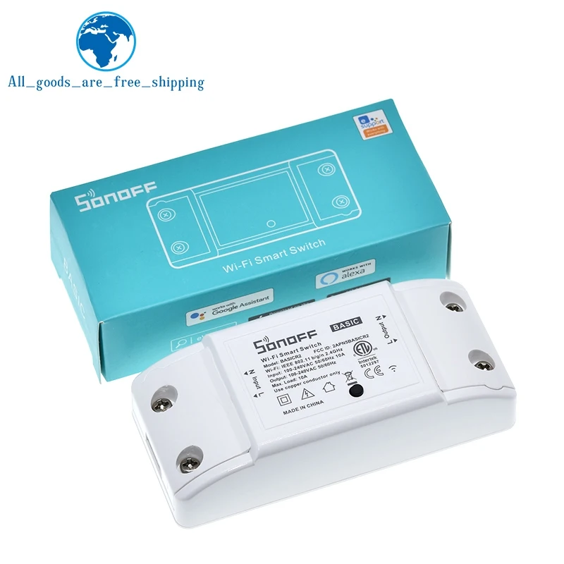Itead Sonoff Smart переключатель Wi Fi DIY умный Беспроводной дистанционный Domotica Wifi