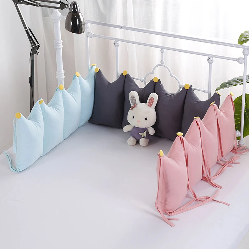 Бампер для детской кроватки с мультяшным рисунком воздухопроницаемая мягкая