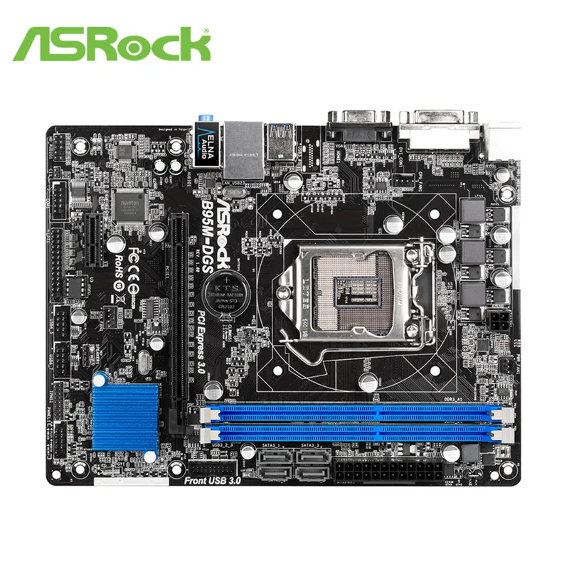 Оригинальный слот LGA1150 B85 материнская плата для ASRock B95M-DGS настольная USB3.0 SATA3 DDR3 |