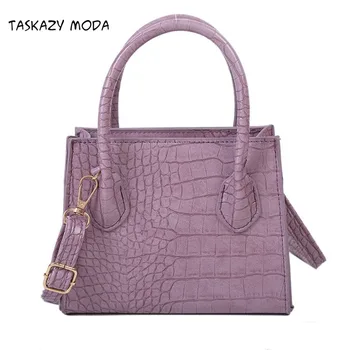

2020 Crocodile Pattern PU Leather Crossbody Bags For Women Chain Female Shoulder Handbags Mini Purses Travel Cross Body Tasche