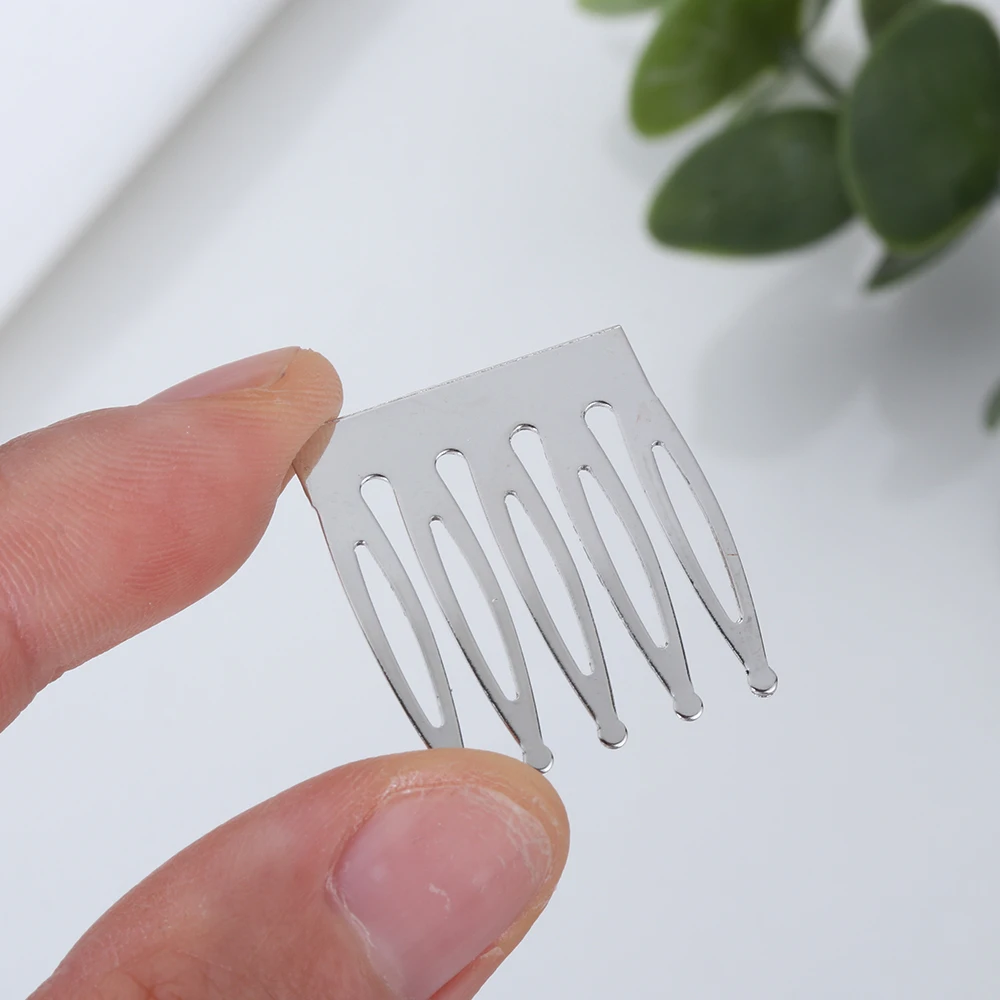 10Pcs/set Mini Metal Hair Comb Princess Dolls Decoration Hair Clip Headdress DIY Doll Hairpin Headwear Toys Dolls Accessories