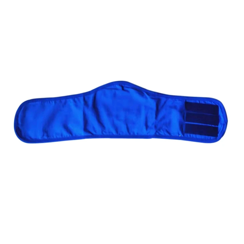 Pet Cotton Wrap Belly Band Waterproof Urinary Wrap Diaper For Medium Large Male Dog Nursing Nappy Reusable Physiological Pants - Цвет: Синий