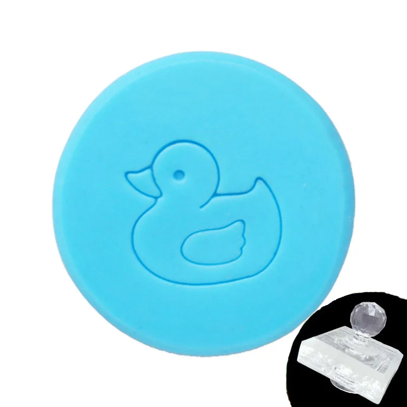 Resin Soap Stamp Mold, Animal, Cat, Fish, Duck, Frog Pattern, Natural Handmade Seal, Acrylic, Mini DIY, 3cm