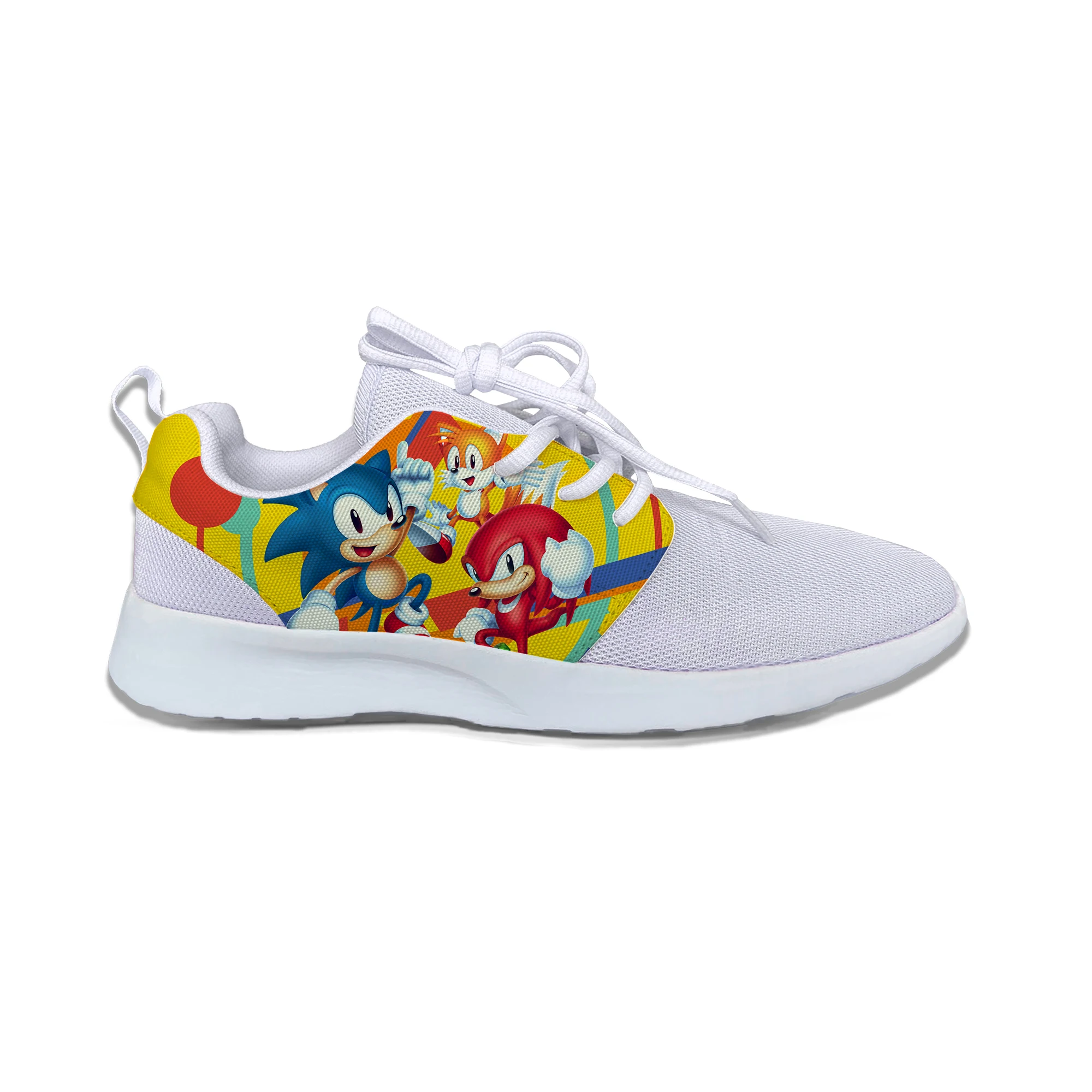 Sonic the hedgehog/хит продаж милые крутые спортивные кроссовки детские дышащие