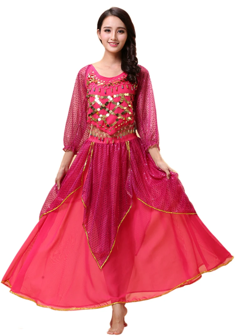 Plus Size Belly Dance Costume Set Indian Egypt Bollywood Dancing Dress Bellydance Stage Performance Clothing Practice Dancewear