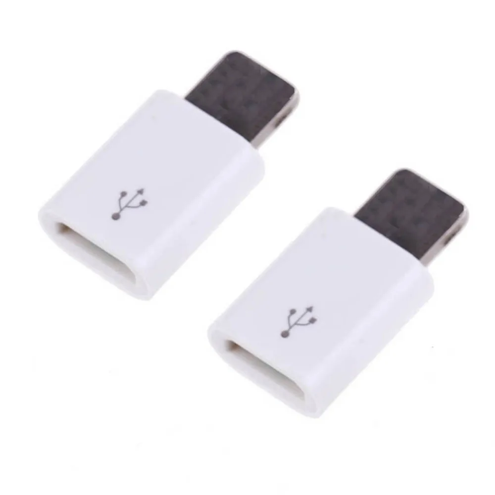 2 шт. микро USB кабель для 8 Pin адаптер для IPhone 8 7 6 6S 5 5S 5C X для Ipad конвертер зарядное устройство Женский адаптер для IPhone