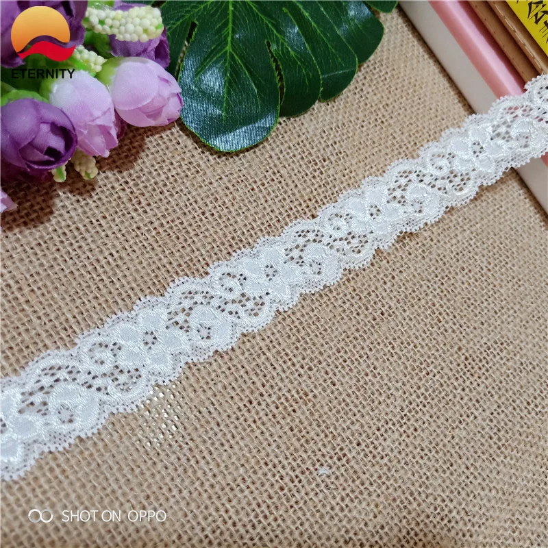 

*2.8cm S1873 new high quality elastic lace with lace trimmings sewing decorative African lace fabric