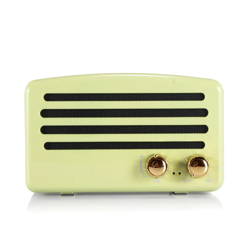

RHX T5 Portable Bluetooth Speaker FM Radio Wireless T5 Retro mini Speaker Soundbar with TF Card USB Built in HD Microphone