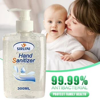 

300ml 70% Quick-drying Alcohol Disposable Hand Sanitizer Hands-Free Water Disinfecting Hand Wash Gel Hot Sale 40p