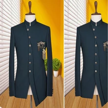 Men's Suit 2-piece Suit Business Slim Fit Jacket Wedding Party Tuxedo Special Button Blazer+ Trousers