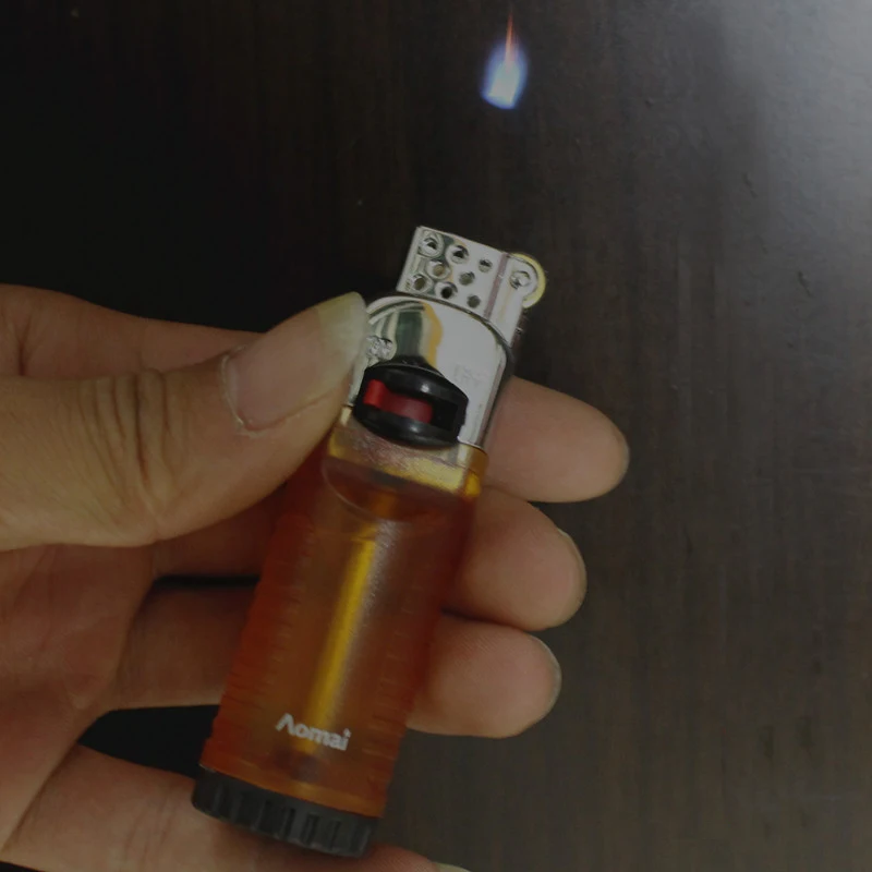 

Creative Floating Fire Flint Lighter Torch Grinding Wheel Free Fire Butane Gas Lighter Inflatable Cigar Cigarette Fidget Lighter