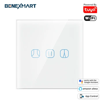 

Tuya WiFi Curtain Switch Smart Life App Alexa Google Home Timer IFTTT 110V 120V Roller Shade Blind