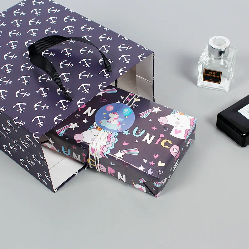 Высококлассная черная Подарочная сумка с якорем спасибо за вашу свадебную