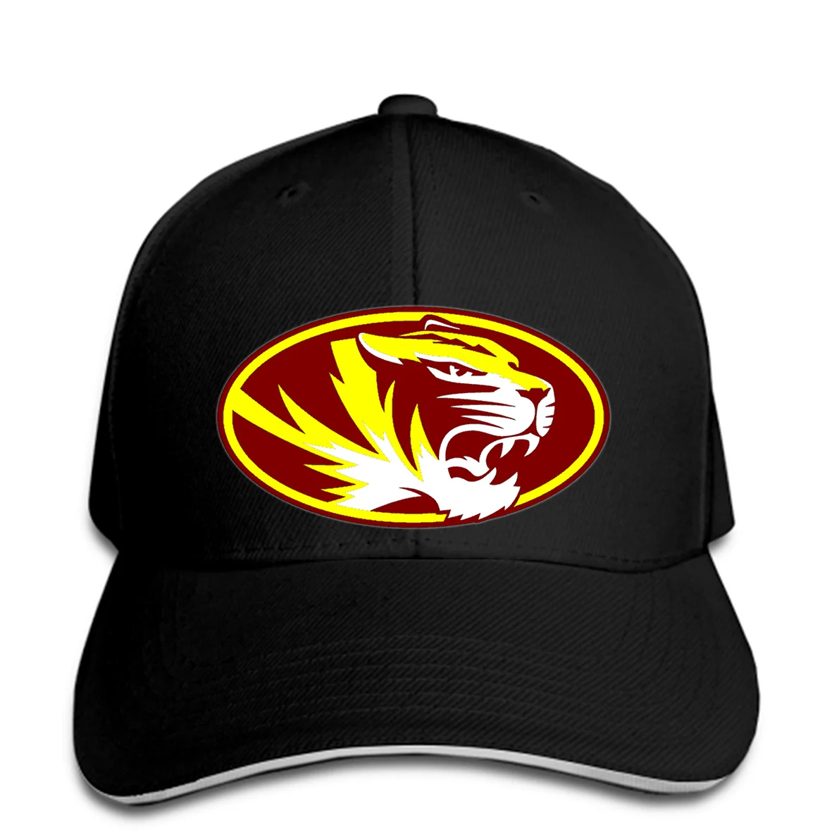 Мужская бейсбольная Кепка Александрия Тигры Mizzou Tigers Snapback Кепка Женская кепка остроконечная