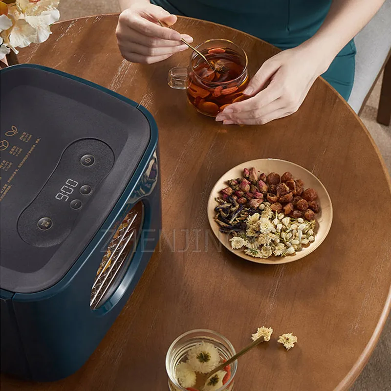 5 Trays Food Dehydrator Fruit Vegetable Meat Medicinal Materials Drying Machine 10L Intelligent Electric Dryer Equipment  220V 5