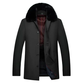 

Winter Cotton-padded Jacket Plus Velvet Thicken Middle-aged And Elderly Cotton-padded Jacket Plus Fat plus Size Keep Warm
