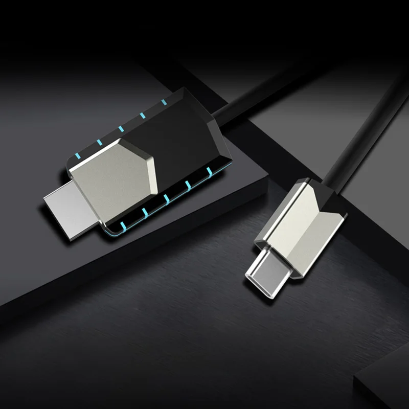 4K Тип C к HDMI кабель адаптер USB type C телефон к ТВ для MacBook huawei 20 P30 2 м