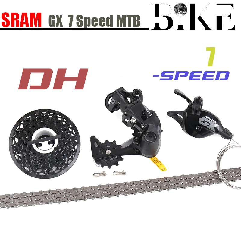 Sram Mountain Bike Dh Downhill Kit 7speed Gx Gear Shifter Rear