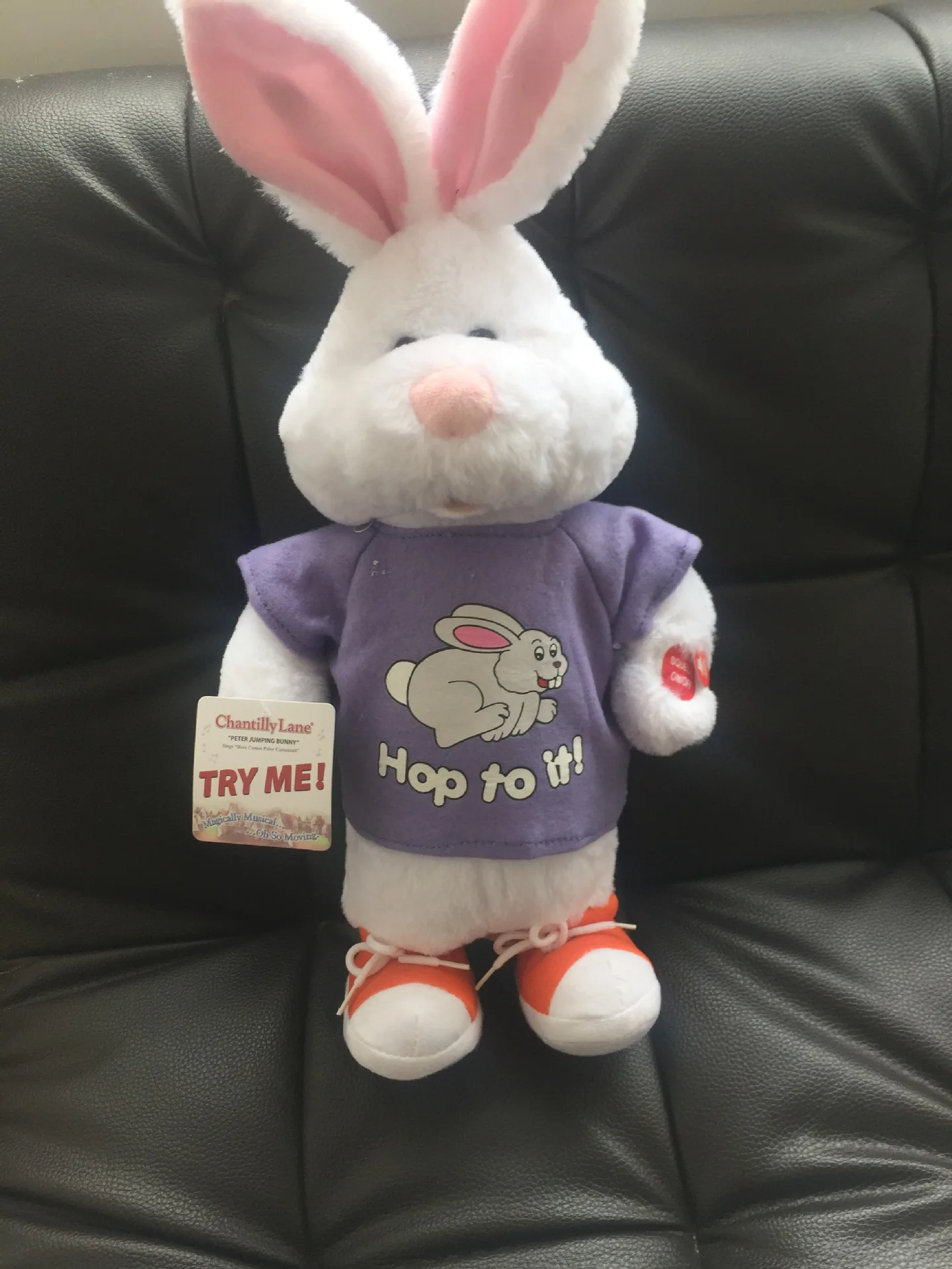 Электрические игрушки Peter Bunny Joy tiao tu плюшевые игрушки, поющие танцы подпрыгивающего кролика Peter