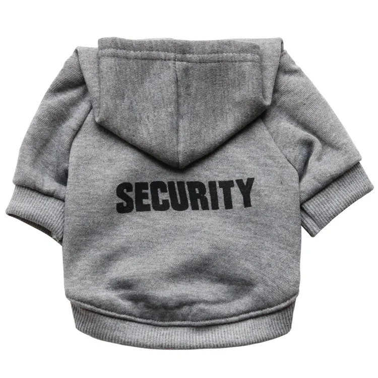 

Cat Clothes Pet Security Cat Coats Jacket Hoodies For Cats Outfit Warm Pet Clothing Rabbit Animals Pet Costume for Dogs Black