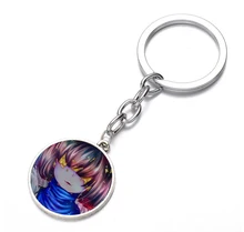 

Game Icons Keychain Character Punk Art Glass Cabochon necklace Key Holder High Quality necklace Keyring