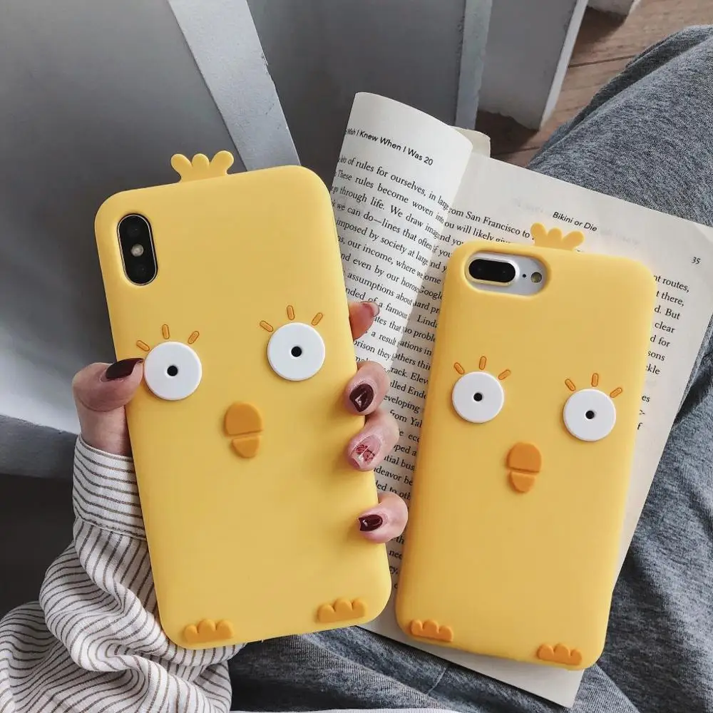 3D милый мультяшный чехол для iPhone 6 6s 7 8 Plus X XS 11 Pro Max мягкий силиконовый Fundas |