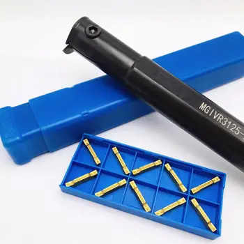 

1 piece MGIVR3125-3 internally-bored inner hole cutter bar + 10 pieces MGMN300 M slotted blade MGIVR3125 carbide turning tool
