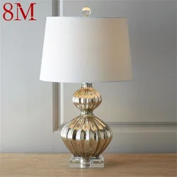 Lampe LED contemporaine à intensité réglable de 8M, luminaire créatif de luxe, idéal pour un bureau ou une Table de chevet 