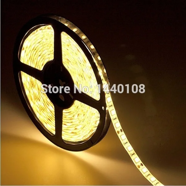 Fanlive50m/lot Dc12V 5050 полосы света 5050 60 Светодиодные ленты Light 5050 300 светодио дный Waterprooof 12 вольт светодио дный огни Светодиодные ленты свет